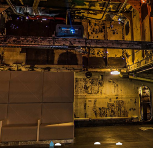 outdoor projector enclosure Royal Navy HMS M33