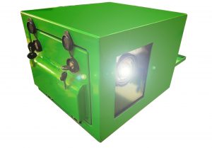 outdoor golf projector enclosure