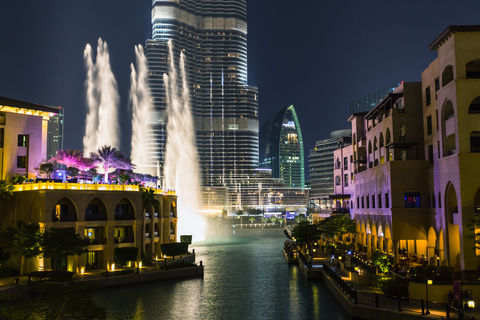 Record-setting fountain system set on Burj Khalifa