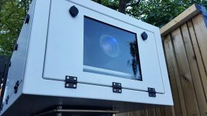 Marlowe Theatre Outdoor Poem 2 Outdoor projector enclosures