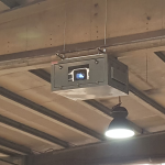 Projector in enclosures in high humidity or very cold warehouses